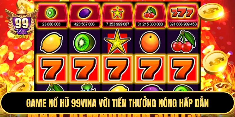 Hình ảnh máy slot game với biểu tượng quay thưởng và tiền vàng, tượng trưng cho game slot tại Jun88.